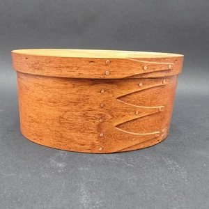 Olde Time Holzgeschirr Streuer Bugholz Oval Zinken Nähkasten - Bild 1 von 12