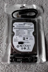 500 GB External Hard Disk Drive 2.5 inch USB 3.0 NTFS Slim Portable HDD - Picture 1 of 3