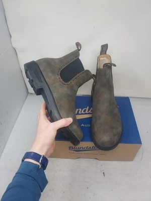 Blundstone AU 7,5 США 10,5 женщин Chelsea деревенский коричневый высокий ботинок - Изображение 1 из 4