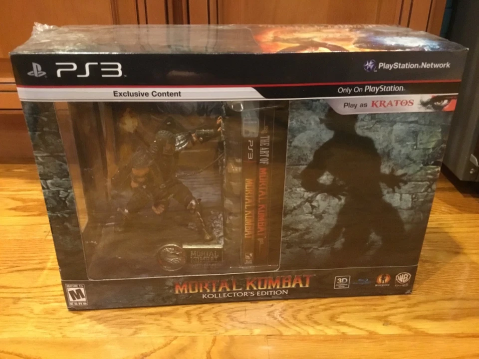 Mortal Kombat Kollector's Edition PS3 Scorpion + Sub Zero Bookends New/Sealed - Image 1 of 4