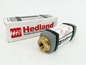 New Hedland H605B-002 Flow Meter .02-2GPM 3500PSI 241Bar 1/2NPT - Picture 1 of 6