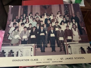 Clase de graduación escolar St James 1970, Evansville, Indiana - Imagen 1 de 1