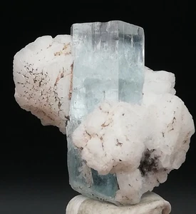 39 CARATS AGUAMARINA NATURAL Y ALBITA DE PAKISTÁN, (AO-91), - Imagen 1 de 16