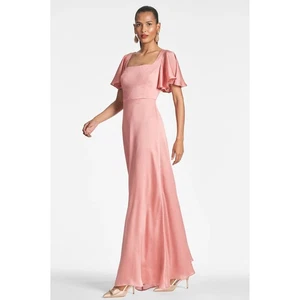 Sachin & Babi NEU MIT ETIKETT - KORALLE AURORA BLUMEN A-LINIE KLEID - ROUGE - Gr: 4 Ret $ 398.       - Bild 1 von 4