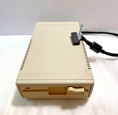 Vintage Tandy 5 1/4" External Floppy Disk Drive 360K Model 25-1060 Untested - Image 1 of 4