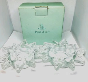 Partylite Flaming Star Teelicht Paar - Bild 1 von 1