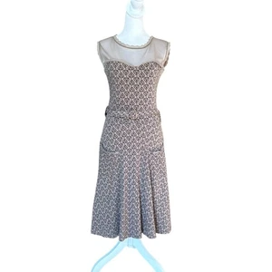 Effie's Heart ModCloth Blogging Molly Dress Hearts Pima Cotton Womens Size Small - Picture 1 of 10