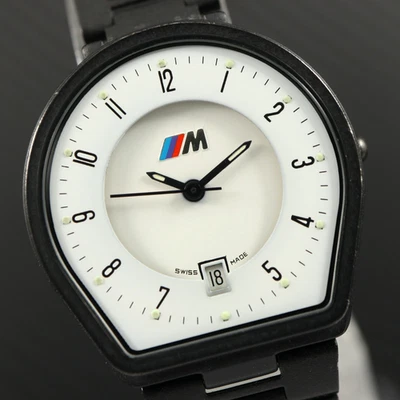 BMW M STYLE POWER MOTORSPORT L-3000 Cal. Ronda 7875 Swiss Made Vintage Watch - Image 1 of 4