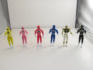 Bandai Power Rangers Mighty Morphin 6 Actionfiguren Set 5,5 Inch Kunststoff - 1995 - Bild 1 von 8
