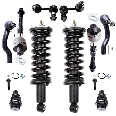 Front Struts Spring Ball Joint Tierod Sway Bars For Nissan Xterra Suzuki Equator Foto 1 de 4