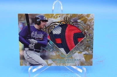 2015 Topps Tribute Diamond Cuts Freddie Freeman Relic Patch /25 - Image 1 of 2