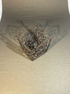 Schwarz Metall Draht 6" Quadratisch Tischplatte Kerzenhalter Ständer (1013) - Bild 1 von 3