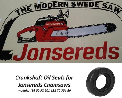 SBS Sello de aceite del cigüeñal de motosierra Jonsereds 49 50 52 601 621 70 751 80 P/N: 504146200