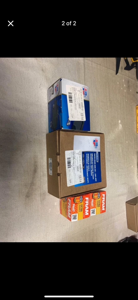 Toyota Yaris передние тормоза и задние тормоза плюс масляный фильтр 2 - Изображение 1 из 2