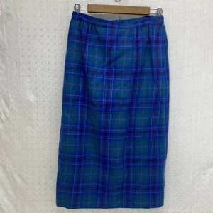 Gonna a matita vintage Pendleton lana a quadri donna 10 verde blu viola foderata preppy - Foto 1 di 14