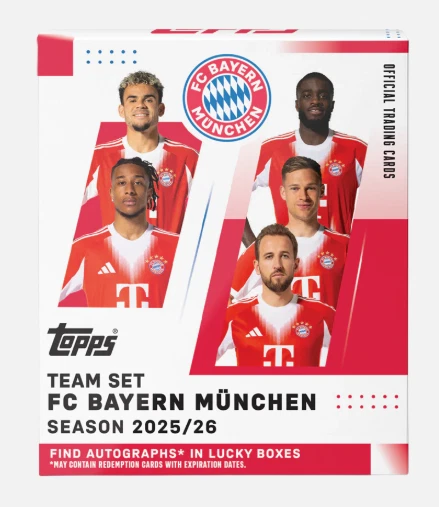 2025/26 Topps FC Bayern München Team Set Box Vorabverkauf PREORDER - Bild 1 von 1