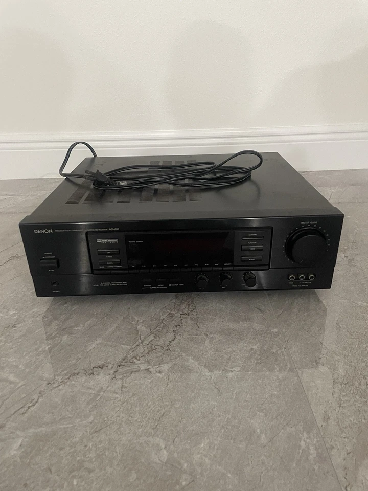 Denon AVR-610 - 5 Channel Dolby Surround 75W Amp Phono Japan - Fully Tested. - Image 1 of 2