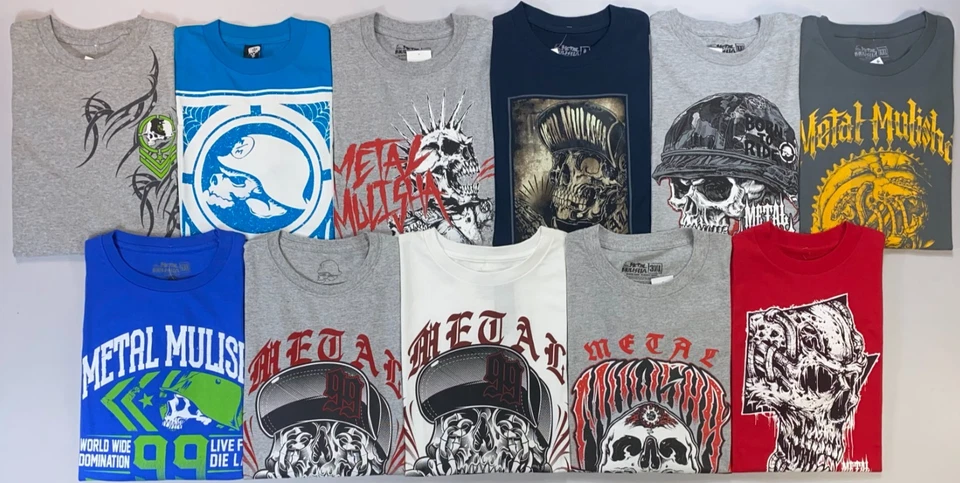 NUEVA Camiseta de Algodón Mulisha de Metal para Hombre Foto 1 de 1