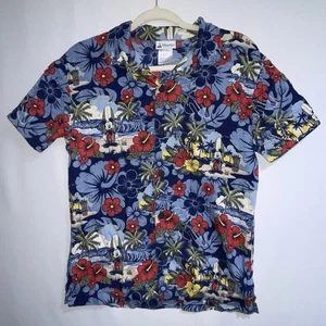 Disney Parks Kinder Mickey Mouse Aloha Surf Hawaii Button Down Hemd Größe XL - Bild 1 von 10