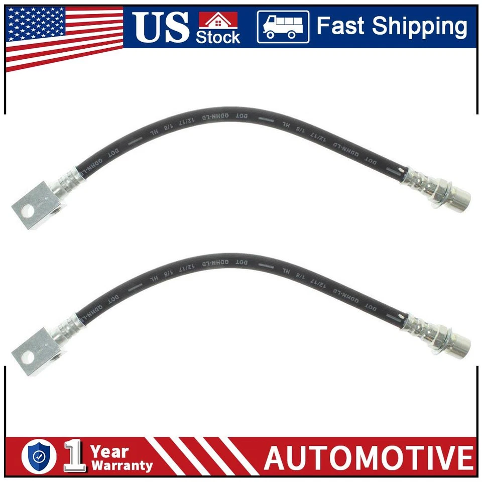 2X líneas de manguera de freno trasero Centric para chasis comercial Buick 1992 PZ Foto 1 de 3