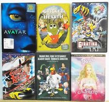 6 Animated Family Children DVD movies Lot #M436 FREE US S/H Avatar Pokemon more