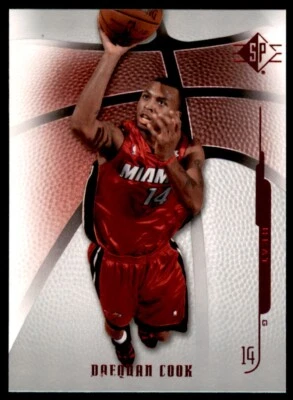 Daequan Cook Miami Heat #3 2008-09 SP auténtico al por menor Foto 1 de 2