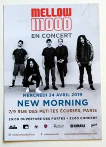 Seltener Flyer MELLOW MOOD Paris New Morning 24.04.2019 * EX ! * Kein Ticket - Bild 1 von 2