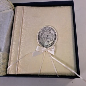 Sovrani Argenti Dry Mount Photo Album w/ Sterling Silver Medallion - New in Box - Picture 1 of 6