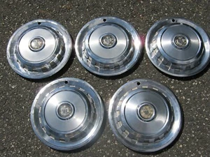 Factory 1957 to 1959 Mercury Medalist Monterey 14 inch hubcaps wheel covers - Picture 1 of 13