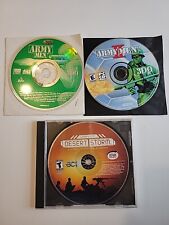 🤘3 PC Game Lot Army Men ,  Army Men II & Conflict: Desert Storm Free Shipping🤘