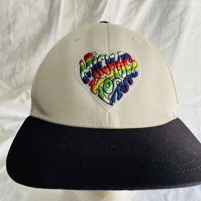 Michael Kors Pride Heart Rainbow Brim Logo Baseball Hat Adjustable EXCELLENT - Image 1 of 4