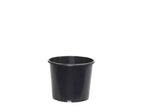 Black Plastic Plant Pot Flower Pots 1 2 3 4 5 7.5 10 12 15 20 32 45 60 80 Litre - Picture 1 of 23