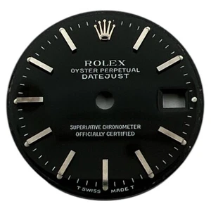 Genuine Rolex Oyster Perpetual Datejust 26mm Dial Black & Steel 6917 - Picture 1 of 4
