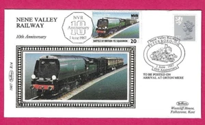 Nene Valley Railway 1987 Benham cubierta transportada 10mo aniversario Shs Peterborough - Imagen 1 de 3
