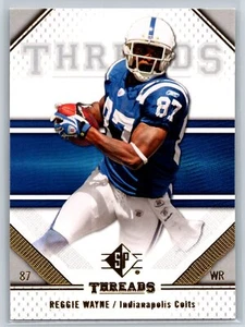 2009 Upper Deck SP Threads Reggie Wayne Indianapolis Colts #81 - Picture 1 of 2