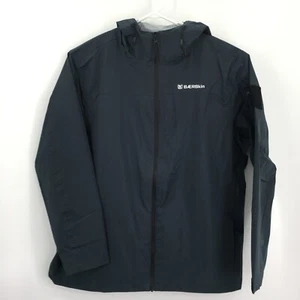 BAERSkin Tactical Heavy Storm Rain Jacket Men's XL Navy Hoodie Long Sleeve - Picture 1 of 10
