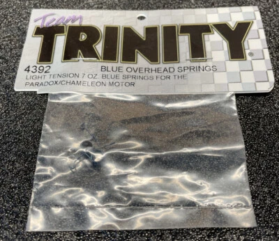 Trinity RC Vintage Motor Springs Blue Overhead 7oz Paradox Chameleon Pan Car - Image 1 of 2