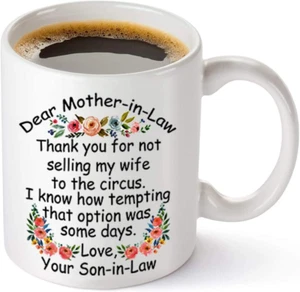 Lustige Schwiegermutter Geschenke von Schwiegersohn | Liebe Schwiegermutter, Danke S Coff - Bild 1 von 7