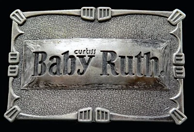 Hebilla de cinturón vintage Curtiss Baby Ruth Candy Bar Lewis Foto 1 de 4