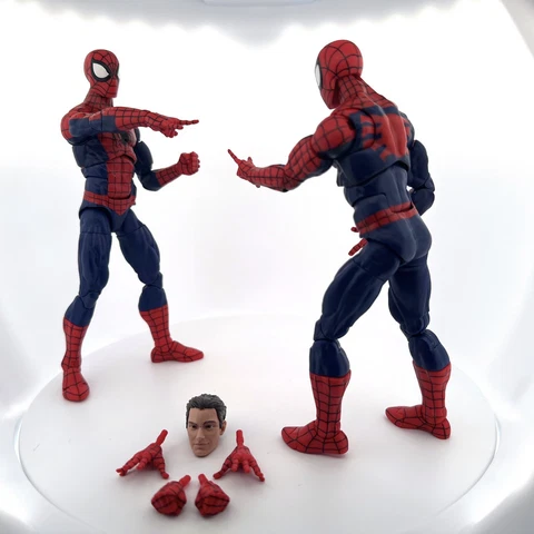 Marvel Legends Renew Your Vows Spiderman 6 inch Figure Loose *No Spinneret* Cover