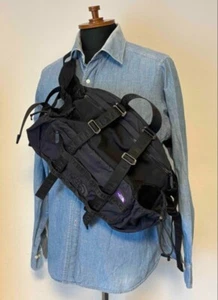 THE NORTH FACE PURPLE LABEL men's nanamica Lumbar Pack Waist Bag Black NEW - Picture 1 of 10