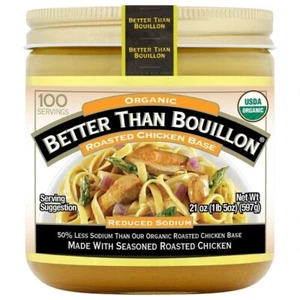 Better Than Bouillon Organic Roasted Chicken Base Bouillon, Reduced Sodium 21 oz - Picture 1 of 1