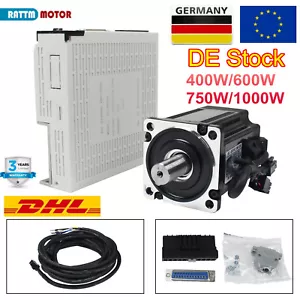 〖EU〗1KW 600W 400W 750W AC Servo Motor Driver Kit 3000RPM/6000RPM CNC Engraving - Bild 1 von 41