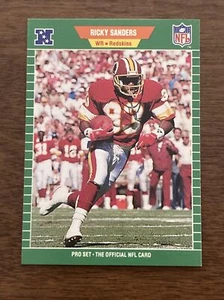 1989 Pro Set Football #435 Ricky Sanders - Bild 1 von 2