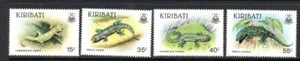 KIRIBATI MNH 1986 SG261-264 GECKOS - Picture 1 of 1