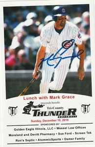 Mark Grace signed 6x9 promo photo Chicago Cubs autograph - Picture 1 of 1