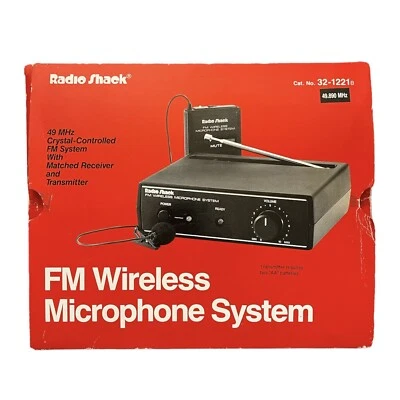 Realistic 49-MHz Receiver System w Box NO FM Wireless Microphone Transmitter - Image 1 of 3