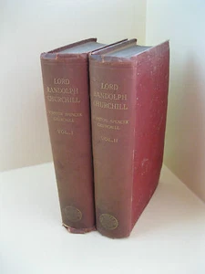 Lord Randolph Churchill: Bände I und II - Winston Churchill, Erstausgabe - Bild 1 von 3