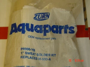 ZURN Aquaparts 1" SCHWEISSLÖT-KIT #P6000-YB #H-533-A (G-18) - Bild 1 von 1