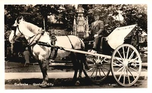 Vintage Postcard 1920's Caleche Quebec City Associated Screen News Limited - Picture 1 of 2